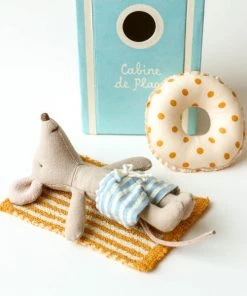 Maileg Beach Mice - Little Brother In Cabin De Plage Toy 6 Maileg Beach Mice - Little Brother In Cabin De Plage Toy