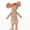Maileg - Beach Collection - Cabin De Plage & Big Sister Mouse