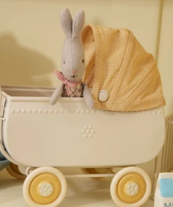 Maileg Yellow Micro Pram