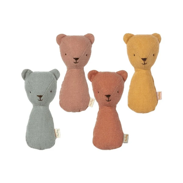 Maileg Teddy Rattle - Assorted Colours 1 Maileg Teddy Rattle - Assorted Colours
