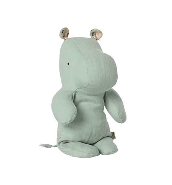 Maileg Small Hippo Light Mint 1 Maileg Small Hippo Light Mint