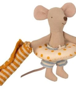 Maileg Beach Mice Little Brother In Cabin De Plage