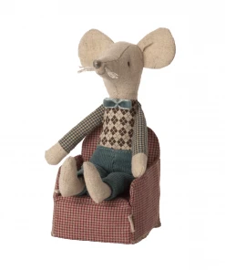 Maileg Mouse Chair Red