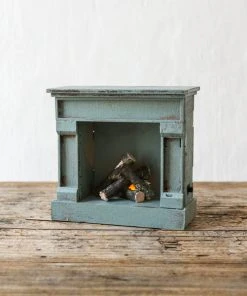 Maileg Fireplace - Blue