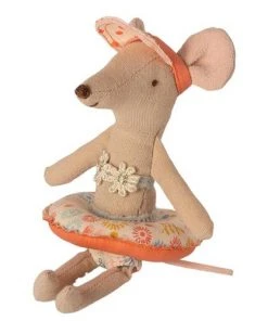 Maileg Schwimmreifen Kleine Maus Blumen