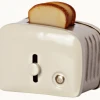 Maileg Off White Miniature Toaster and Bread Toy