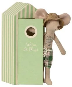 Maileg Beach Mouse Dad In Cabin