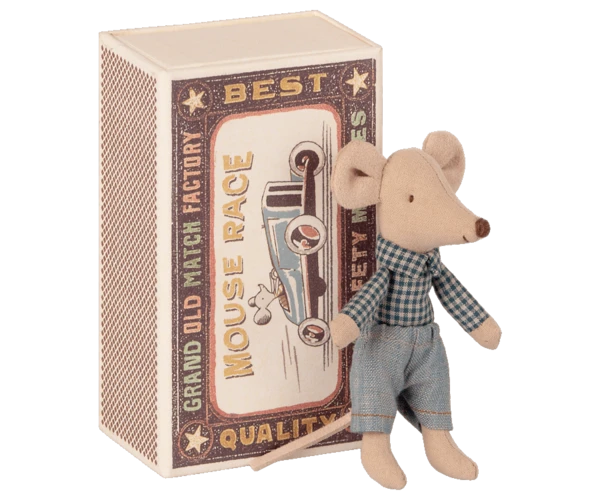 Maileg Little Brother Mouse In Matchbox 2 Maileg Little Brother Mouse In Matchbox