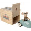 Maileg Mouse Car With Garage - Blue