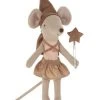 Maileg Tooth Fairy Mouse In Matchbox Rose
