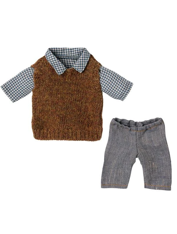 Maileg Papa Teddy Con Vestiti Invernali 3 Maileg Papa Teddy Con Vestiti Invernali