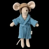 Maileg Dusty Blue Bathrobe