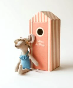 Maileg Beach Mice - Mum In Cabin De Plage