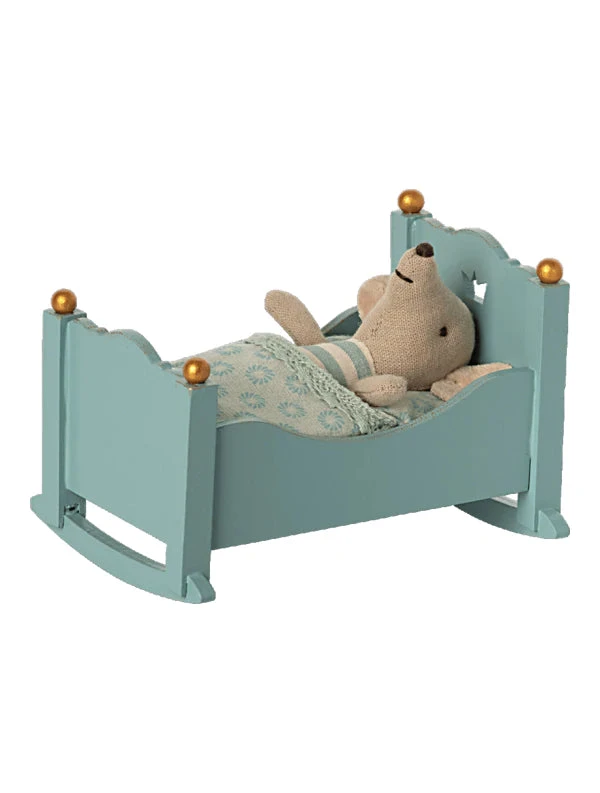 Maileg Culla Per Topolini E Coniglietti - Azzurro 1 Maileg Culla Per Topolini E Coniglietti - Azzurro