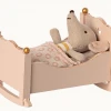 Maileg Rose Cradle for Baby Mouse