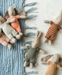 Maileg Micro Bunny Or Rabbit Toy & Knitted Suit