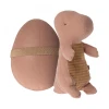 Maileg Small Gantosaurus In Egg, Old Rose