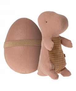 Maileg Small Gantosaurus In Egg, Old Rose