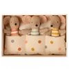 Maileg Baby Topolini - 3 Gemellini Con Ciuccio
