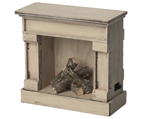 Maileg Fireplace - Off White 1 Maileg Fireplace - Off White