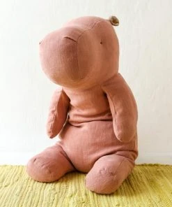 Maileg Big Hippo Toy Dusty Rose