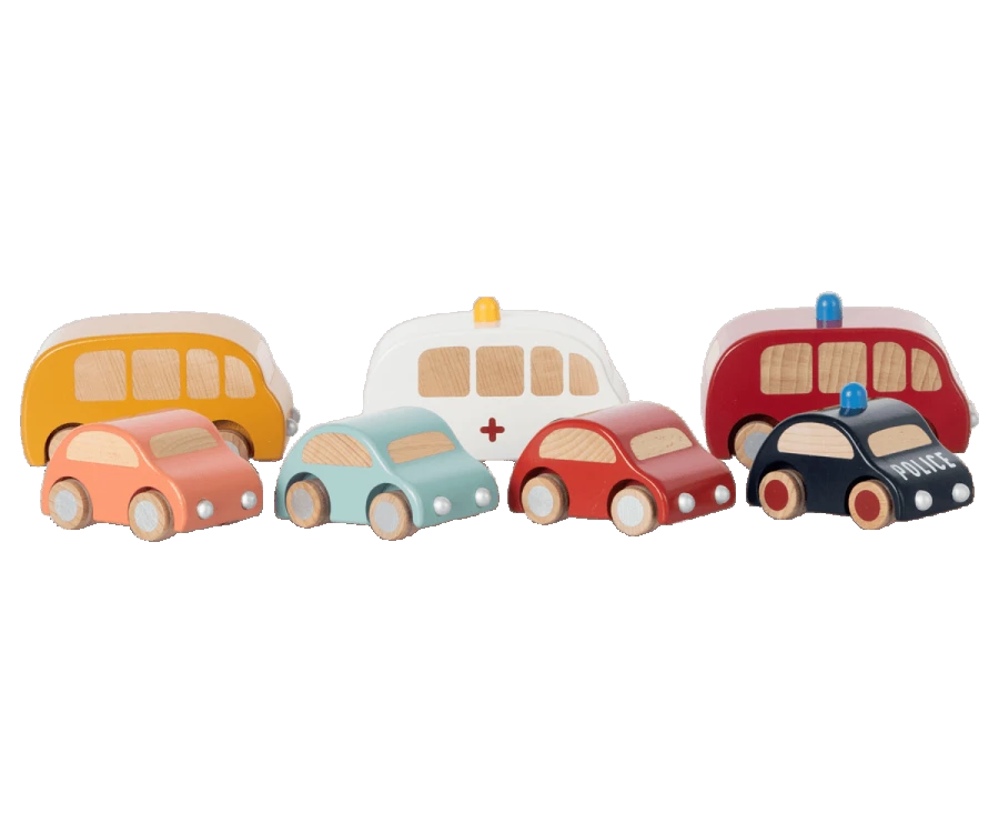 Maileg Red Wooden Car 2 Maileg Red Wooden Car