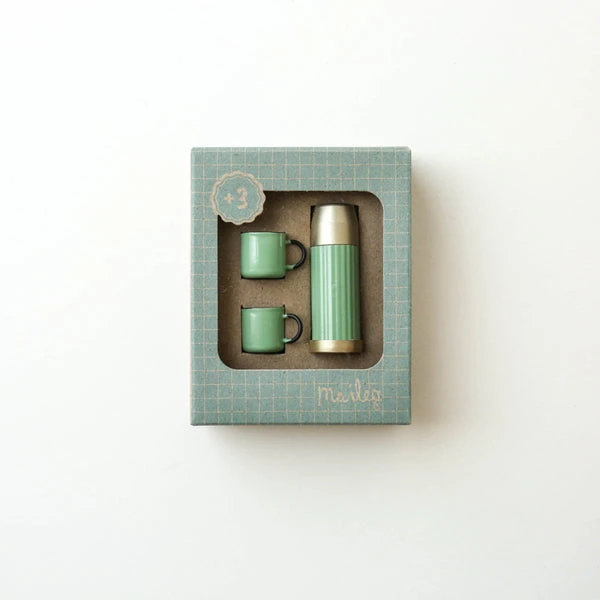 Maileg Thermos And Cups For Mice 3 Maileg Thermos And Cups For Mice