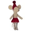 Maileg Christmas Mouse In Matchbox Big Sister