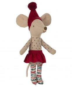 Maileg Christmas Mouse In Matchbox Big Sister