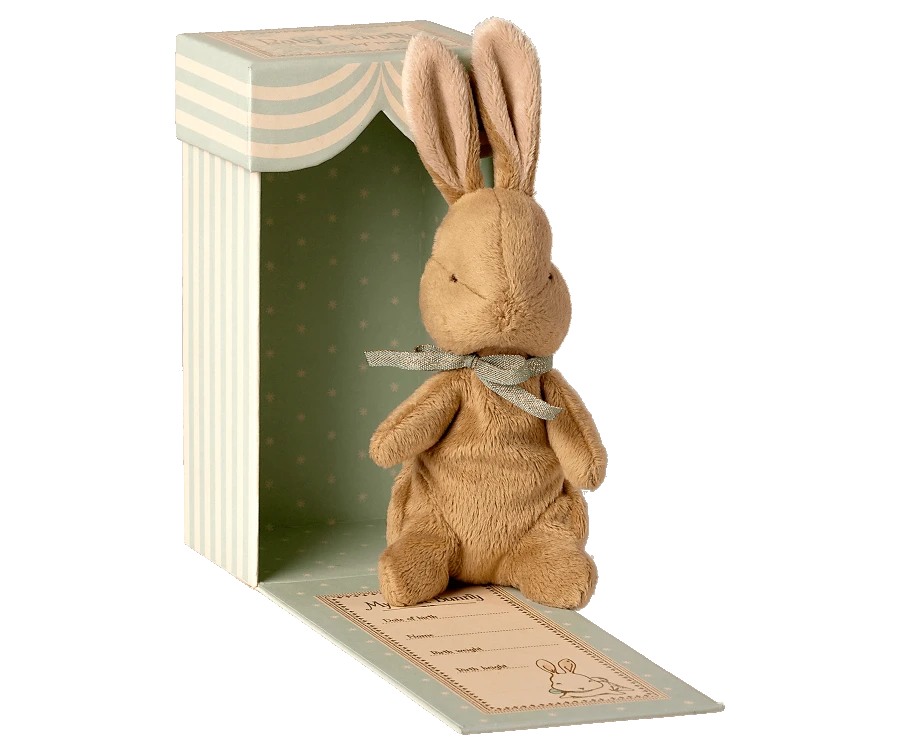 Maileg Light Blue My First Bunny 1 Maileg Light Blue My First Bunny