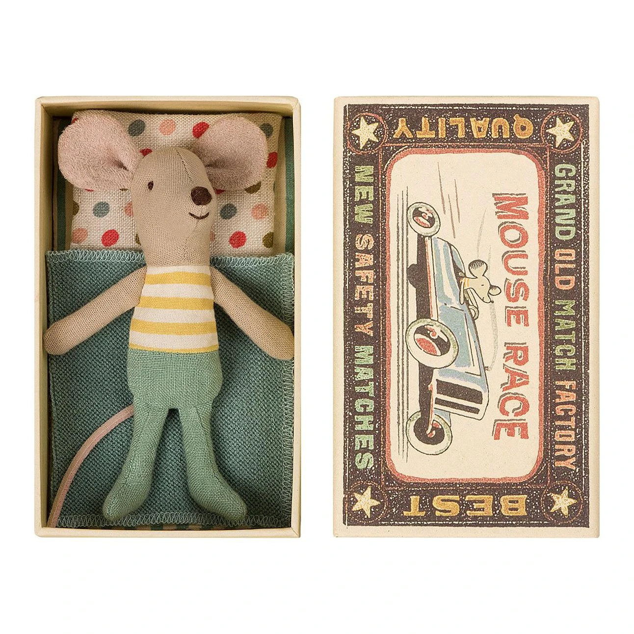 Maileg Little Brother Mouse In Matchbox 1 Maileg Little Brother Mouse In Matchbox