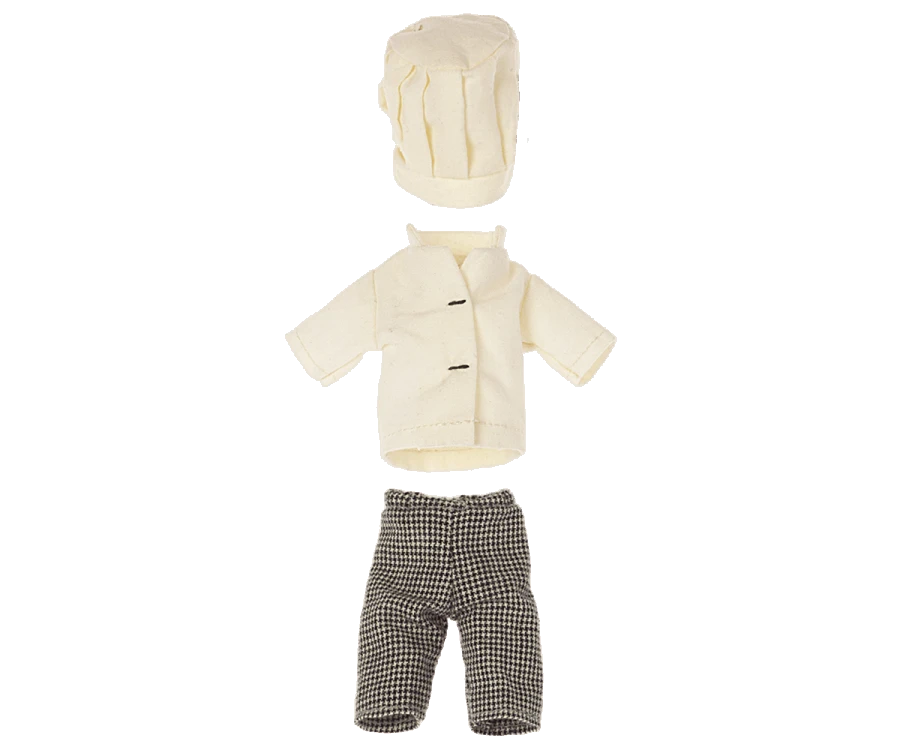 Maileg Chef Mouse With Soup Pot & Spoon 1 Maileg Chef Mouse With Soup Pot & Spoon