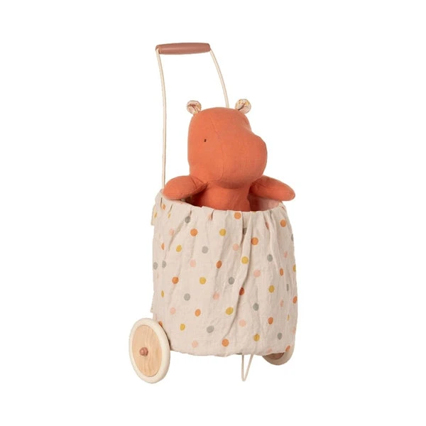 Maileg Trolley Multi Dots- Rose 1 Maileg Trolley Multi Dots- Rose