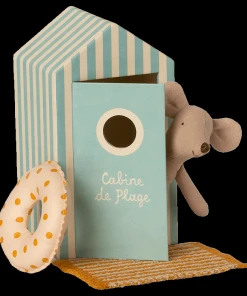 Maileg Beach Mice Little Brother In Cabin De Plage
