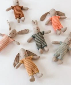 Maileg Micro Bunny Or Rabbit Toy & Knitted Suit