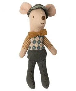 Maileg Christmas Mouse Car With Garage Blue 5 Maileg Christmas Mouse Car With Garage Blue