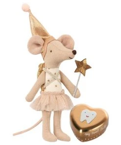 Maileg Big Sister Mouse Tooth Fairy With Metal Box
