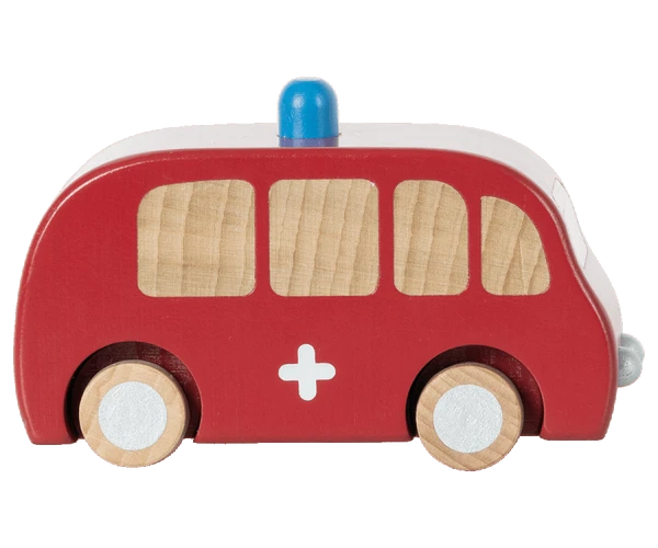 Maileg Wooden Firetruck Toy 2 Maileg Wooden Firetruck Toy