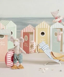 Maileg Cabina De Playa Con Hermana Pequeña 7 Maileg Cabina De Playa Con Hermana Pequeña