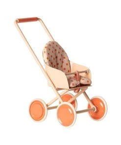Maileg Micro Stroller - Soft Coral