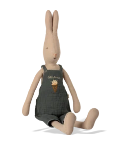 Maileg Rabbit in Green Overalls Size 3