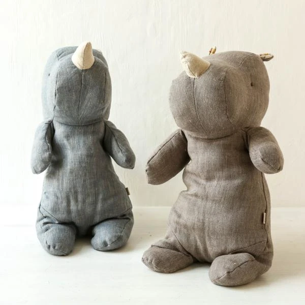 Maileg Medium Rhino Toy 2 Maileg Medium Rhino Toy