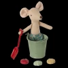 Maileg Beach Set Shovel Bucket Shells