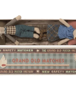 Maileg Grandma Grandpa Mice In Matchbox