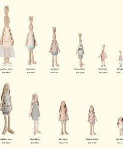 Maileg Bunny In Red Dress Size 3