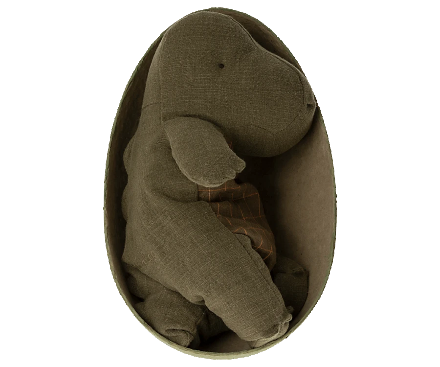 Maileg Forrest Green Medium Gantosaurus In Egg 2 Maileg Forrest Green Medium Gantosaurus In Egg