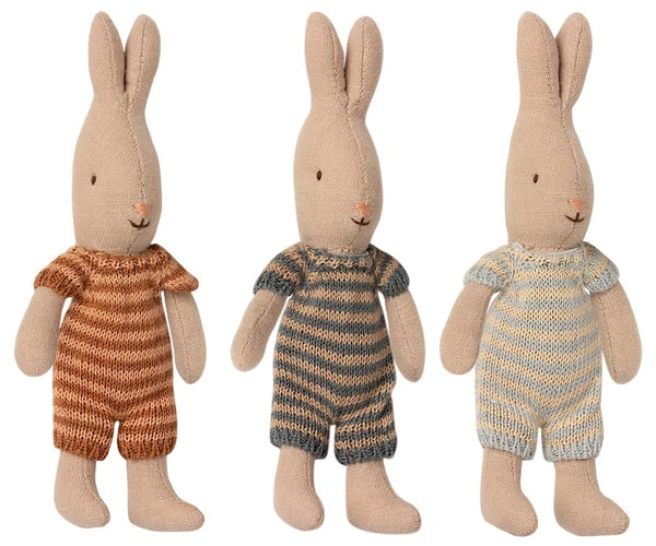 Maileg Baby Blue Rabbit, Micro Toy 1 Maileg Baby Blue Rabbit, Micro Toy