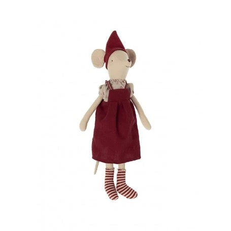 Maileg Christmas Mouse Girl - Medium 1 Maileg Christmas Mouse Girl - Medium
