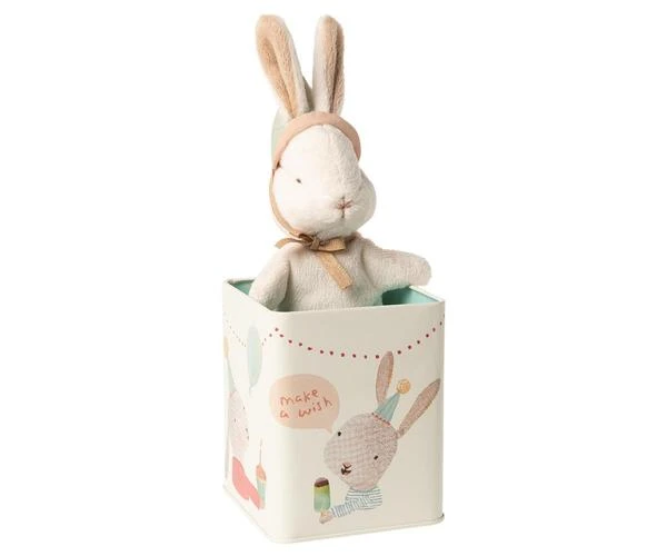 Maileg Rabbit Soft Toy In Gift Box Tin 2 Maileg Rabbit Soft Toy In Gift Box Tin