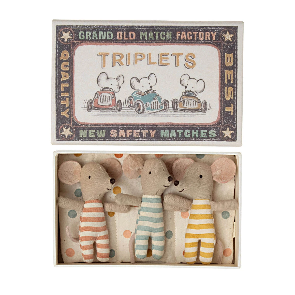 Maileg New Baby Mice Triplets In Matchbox 1 Maileg New Baby Mice Triplets In Matchbox